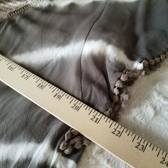 Knox Rose Boho Green Top Size Large - Picture 7 of 9